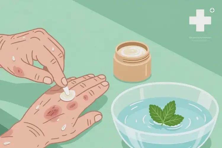 老人身上經(jīng)常長(zhǎng)濕疹能夠徹底治愈嗎(圖1)