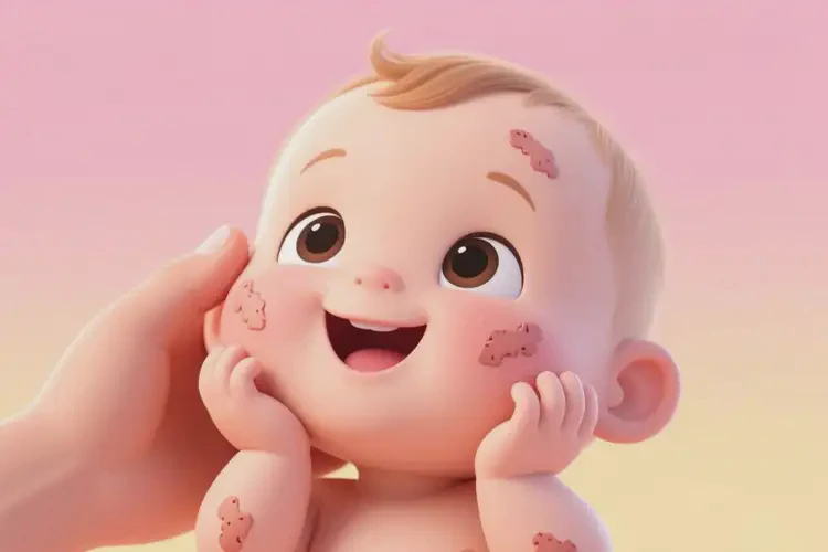 小兒面部起濕疹不管它會自己痊愈嗎(圖2)