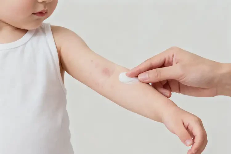 小兒手臂上偶爾起濕疹不管它會(huì)自己自愈嗎(圖3)
