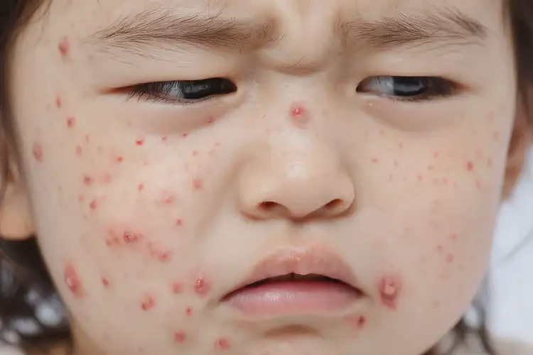 孩子臉上容易起濕疹不管它會自己痊愈嗎(圖4)