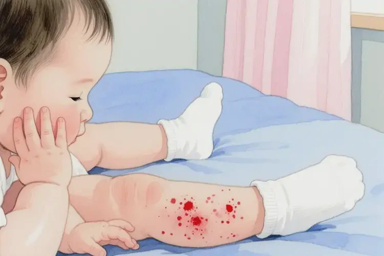 嬰幼兒小腿出濕疹能靠自己自愈嗎(圖2)