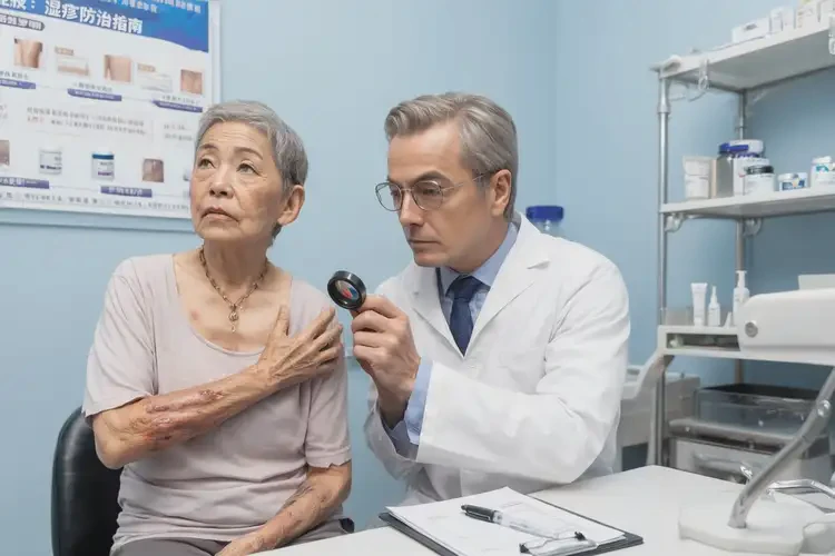 老年人身上有濕疹可以徹底自愈嗎(圖3)