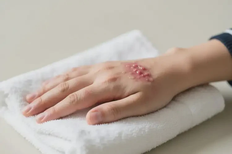 大學(xué)生手上出現(xiàn)濕疹不管它會(huì)自己自愈嗎(圖3)