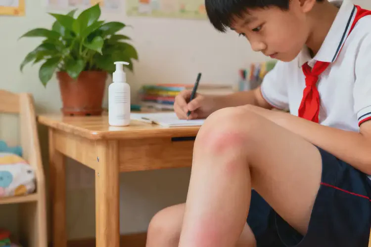 小學(xué)生大腿偶爾長(zhǎng)濕疹能不能徹底自愈(圖3)