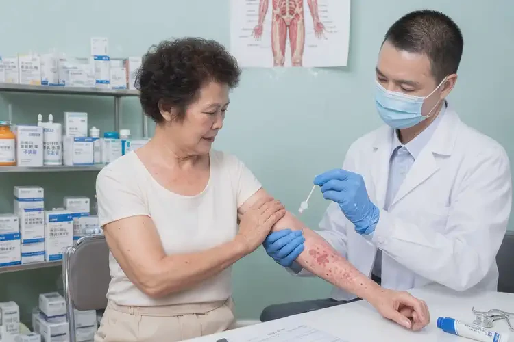 女人身上出濕疹可以徹底自愈嗎(圖3)