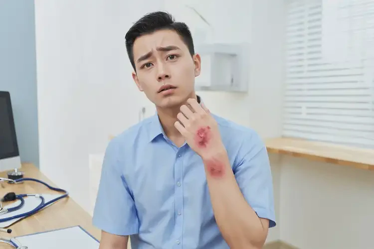 青年人四肢偶爾起濕疹不管它會(huì)自己自愈嗎(圖4)