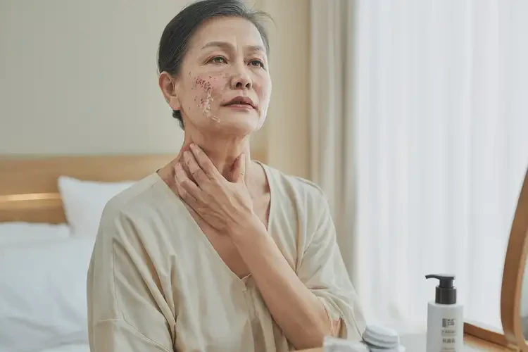 產(chǎn)婦脖子出濕疹不管它會自己自愈嗎(圖3)