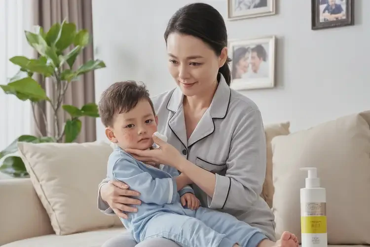 孩子臉上容易起濕疹不管它會自己痊愈嗎(圖3)