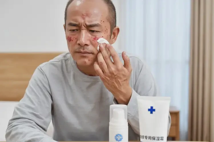 男性脸上起湿疹不管它会自己痊愈吗(图2)