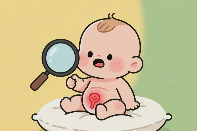 孩子肛周容易長濕疹不管它會自己自愈嗎(圖1)