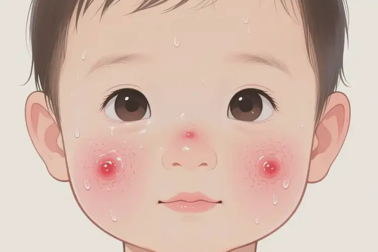 少儿面部长湿疹能靠自己自愈吗(图2)