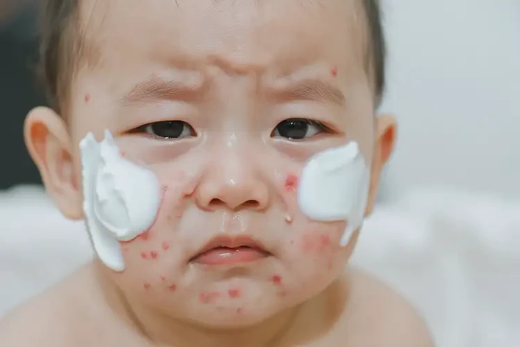 寶寶面部起濕疹能靠自己自愈嗎(圖2)