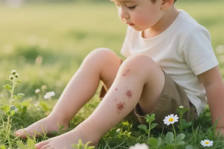小兒小腿上起濕疹可以徹底自愈嗎(圖3)