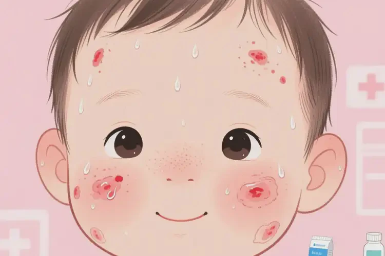 少儿面部长湿疹能靠自己自愈吗(图4)