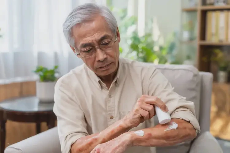 高齡老人手臂上容易長(zhǎng)濕疹可以徹底自愈嗎(圖3)