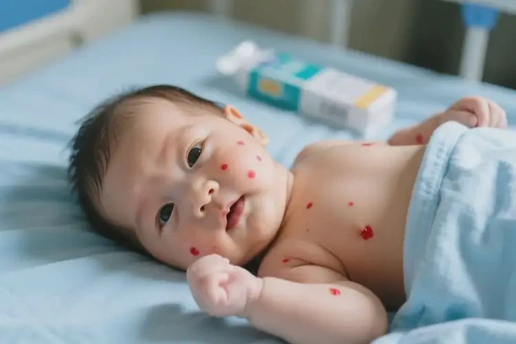 嬰兒身上出現(xiàn)濕疹不管它會(huì)自己自愈嗎(圖2)