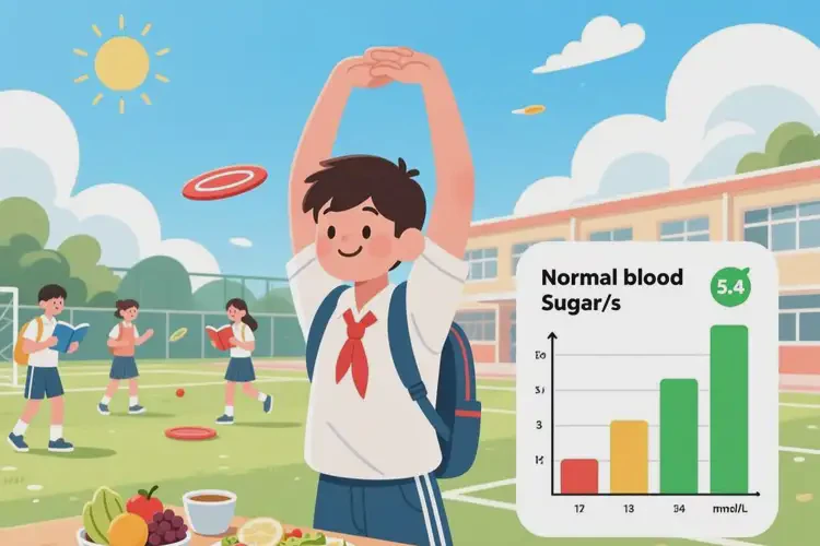 青少年中午血糖5點4意味著什么(圖1)