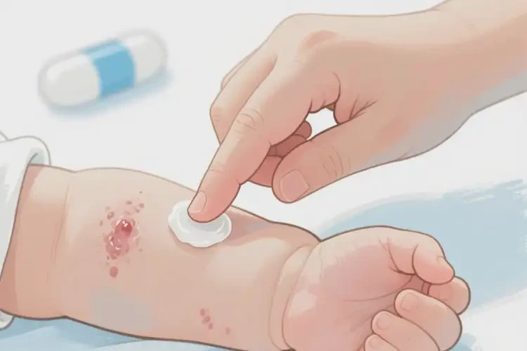 小兒身上長濕疹不管它會自己好嗎(圖2)