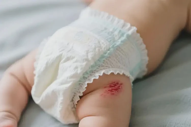 新生兒屁股上出濕疹不管它會(huì)自己痊愈嗎(圖3)