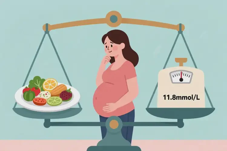 孕婦晚餐血糖11點8是糖尿病嗎(圖1)