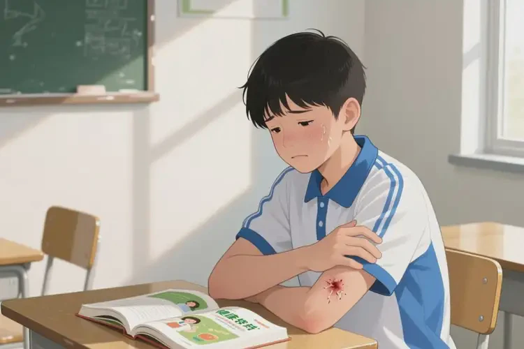 中學(xué)生身上長(zhǎng)濕疹不管它會(huì)自己痊愈嗎(圖4)