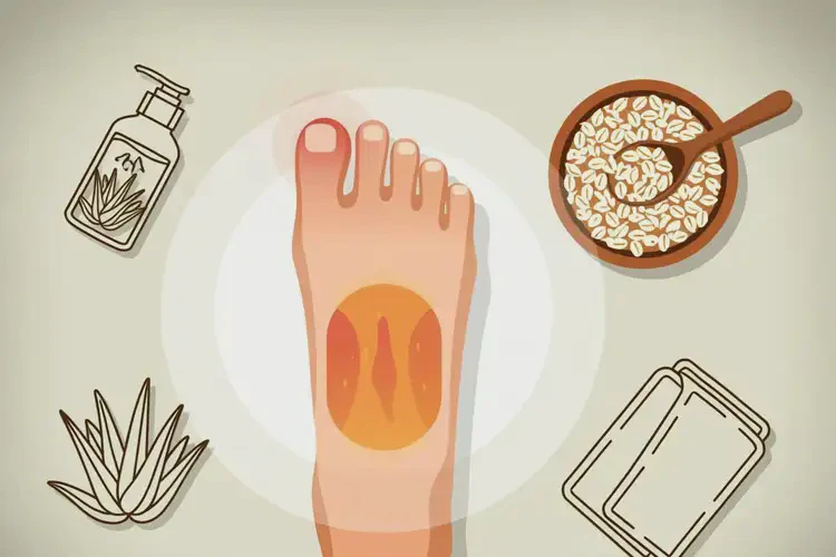 女生腳上有濕疹能靠自己自愈嗎(圖1)