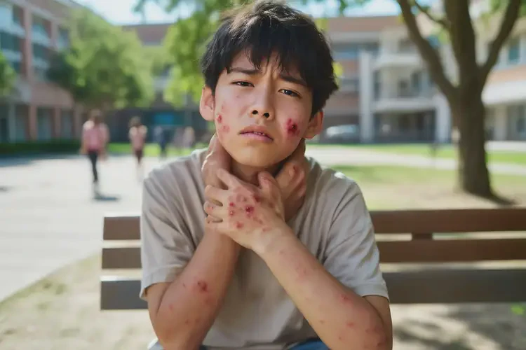 大學(xué)生脖子偶爾起濕疹可以徹底自愈嗎(圖4)