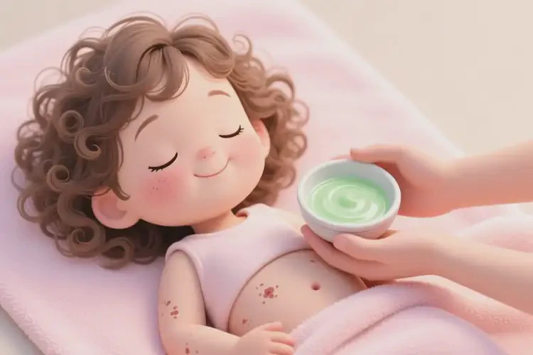 少兒肚子長(zhǎng)濕疹不管它會(huì)自己痊愈嗎(圖3)