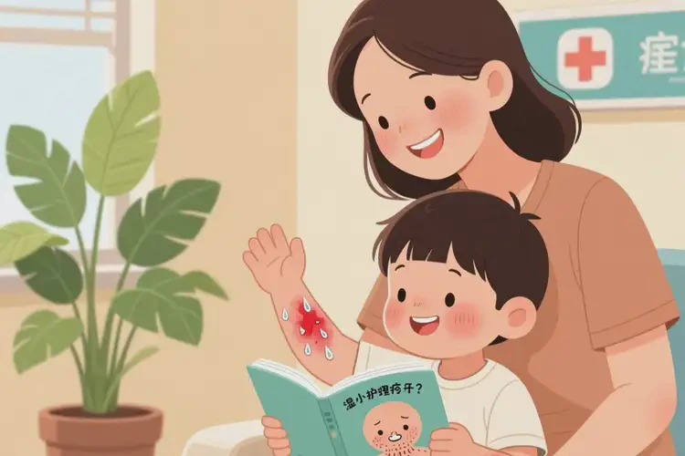 少兒身上出濕疹能夠徹底治愈嗎(圖1)