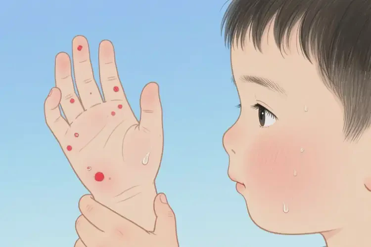 孩子手上偶爾起濕疹能靠自己自愈嗎(圖2)
