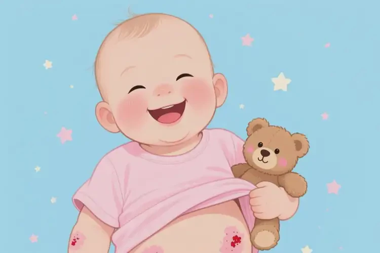 幼儿肚子出湿疹能彻底自愈吗(图1)