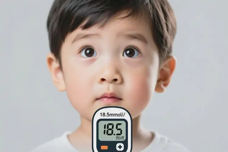 小孩晚餐血糖18點5是怎么回事(圖1)