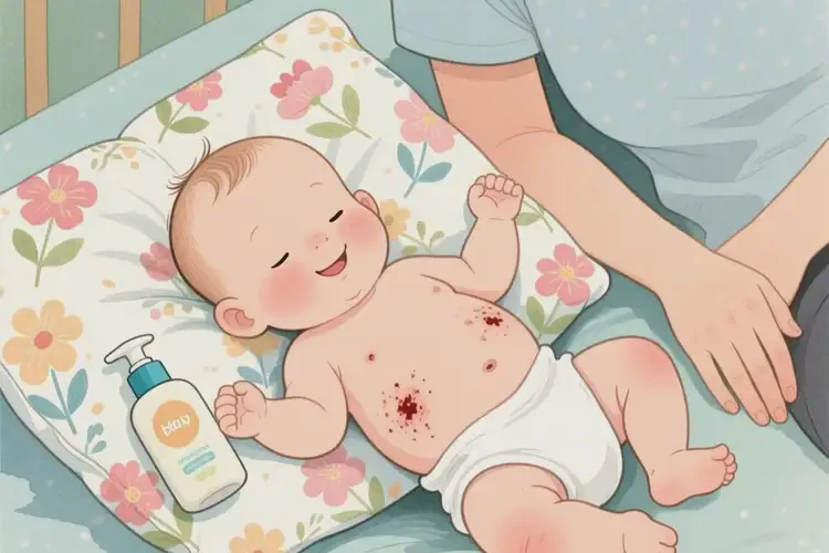 幼兒肚子偶爾長濕疹能靠自己自愈嗎(圖2)