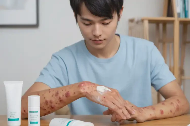 青年人手臂经常长湿疹可不可以彻底自愈(图2)