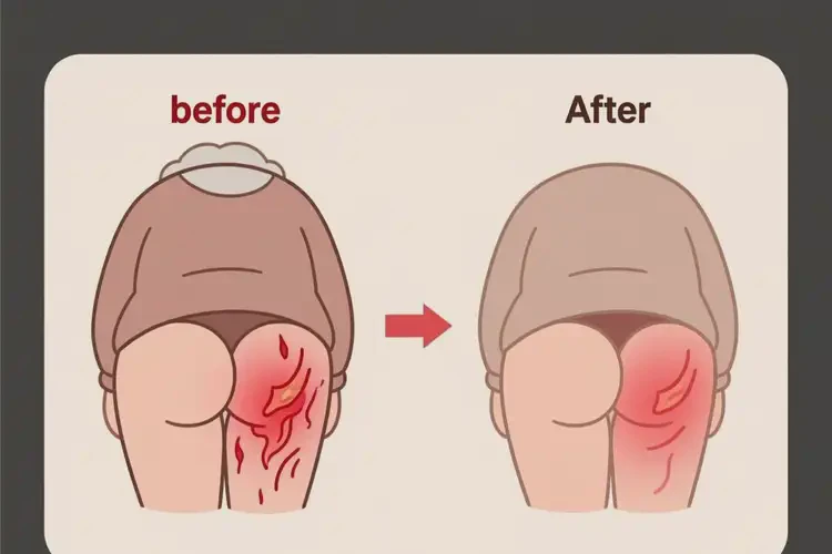 老人屁股出濕疹能徹底自愈嗎(圖1)