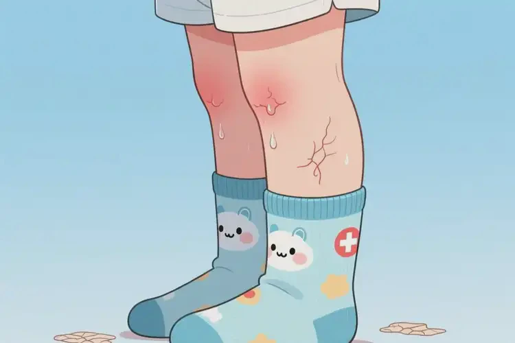 兒童大腿上容易長濕疹不管它會自己自愈嗎(圖2)