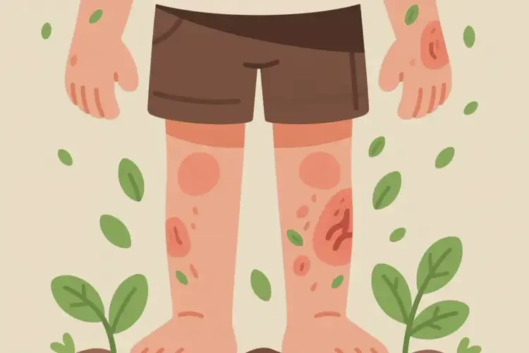 男生四肢偶爾長濕疹不管它會自己自愈嗎(圖1)