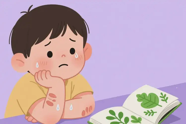 孩子手臂上容易起濕疹不管它會自己好嗎(圖1)