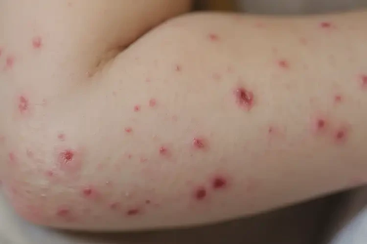 孩子手臂容易長濕疹能徹底自愈嗎(圖4)