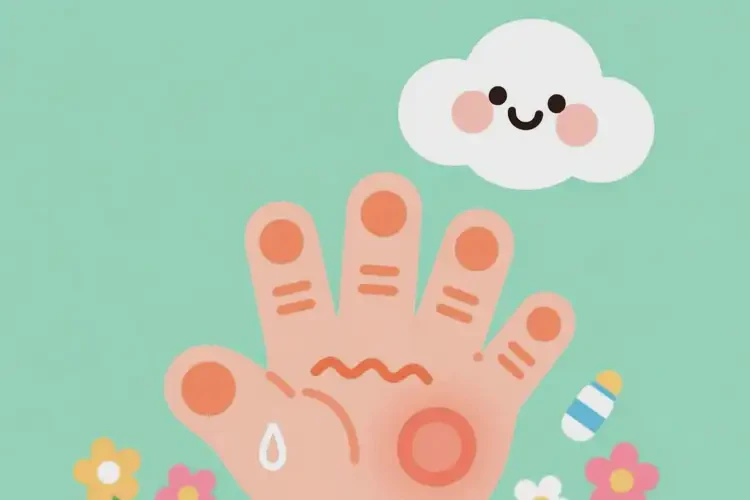 兒童手上經(jīng)常起濕疹能靠自己自愈嗎(圖1)