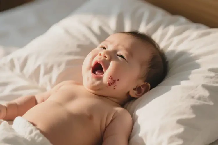 寶寶臉上偶爾長濕疹不管它會自己自愈嗎(圖2)