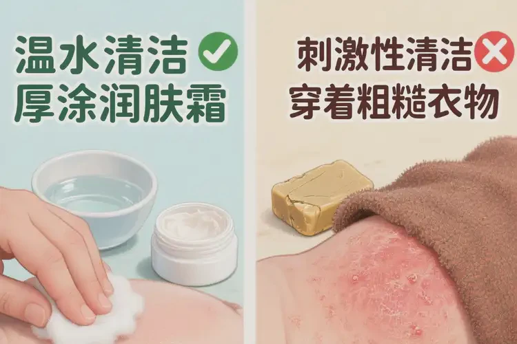 嬰幼兒肚子上長濕疹能夠徹底治愈嗎(圖2)