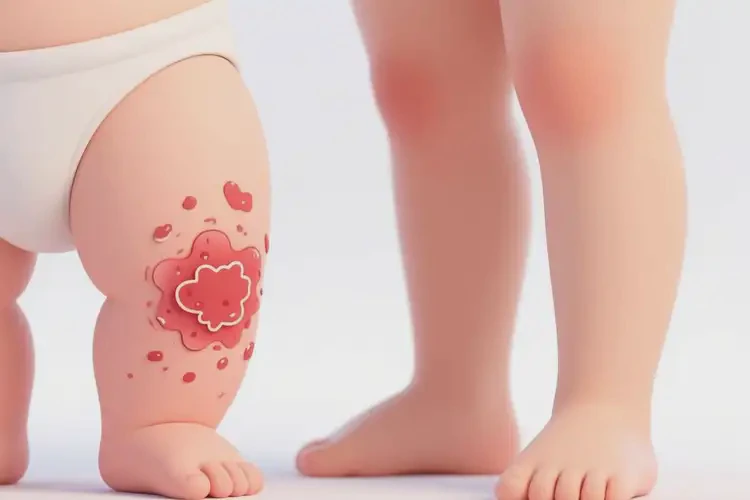 小兒大腿容易長濕疹能靠自己自愈嗎(圖2)