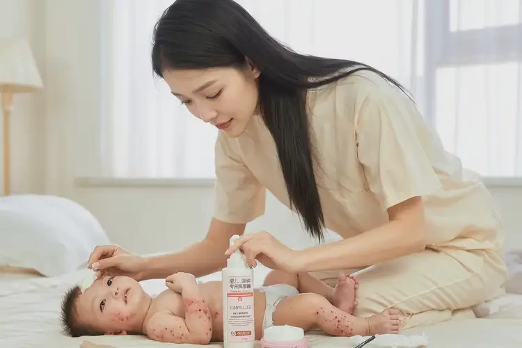 小兒手臂出現(xiàn)濕疹不管它會自己痊愈嗎(圖3)