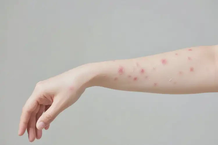 女人手臂上偶爾長(zhǎng)濕疹能徹底自愈嗎(圖3)