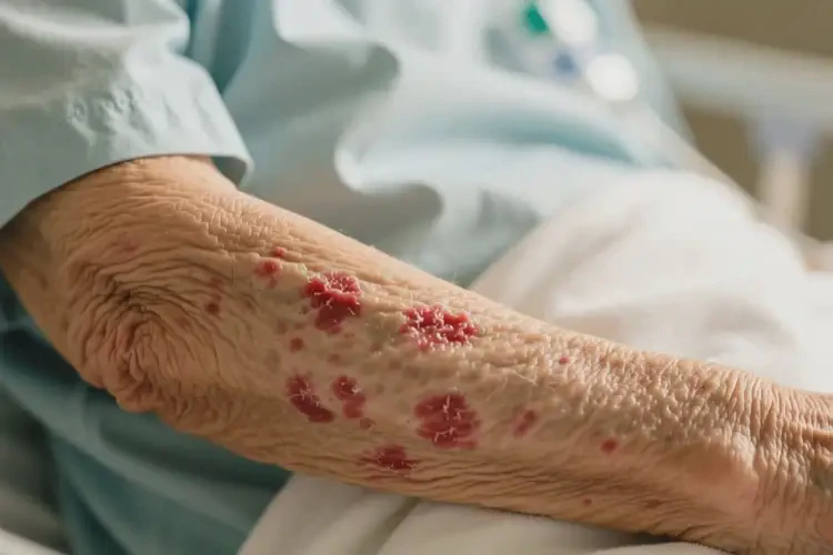 老人手臂偶爾長濕疹能徹底自愈嗎(圖4)