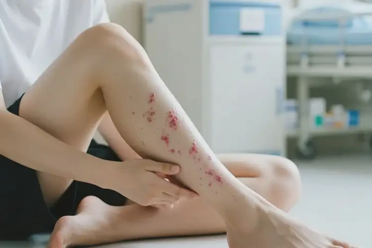 青年人小腿起濕疹不管它會(huì)自己好嗎(圖4)