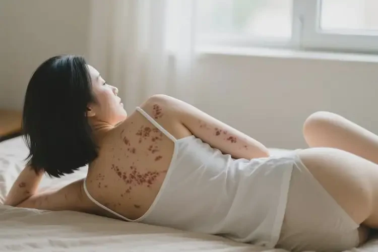 女人全身長濕疹可以徹底自愈嗎(圖1)