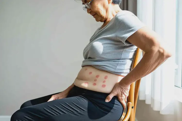 老人肚子有濕疹不管它會(huì)自己自愈嗎(圖1)