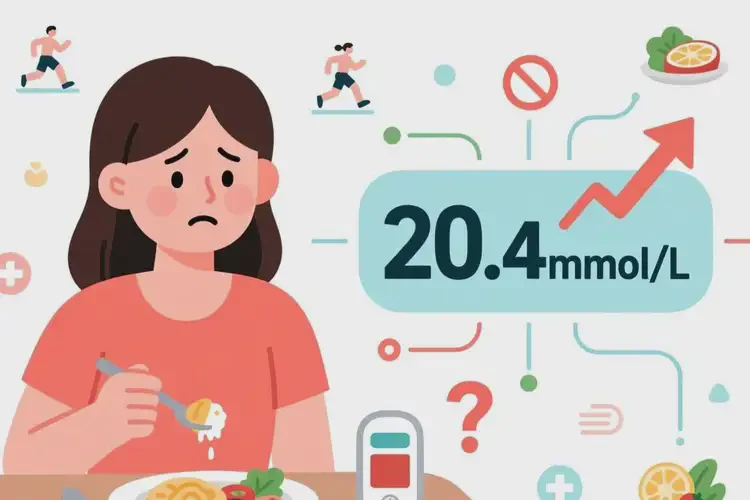 女性晚餐血糖20點4是糖尿病嗎(圖1)